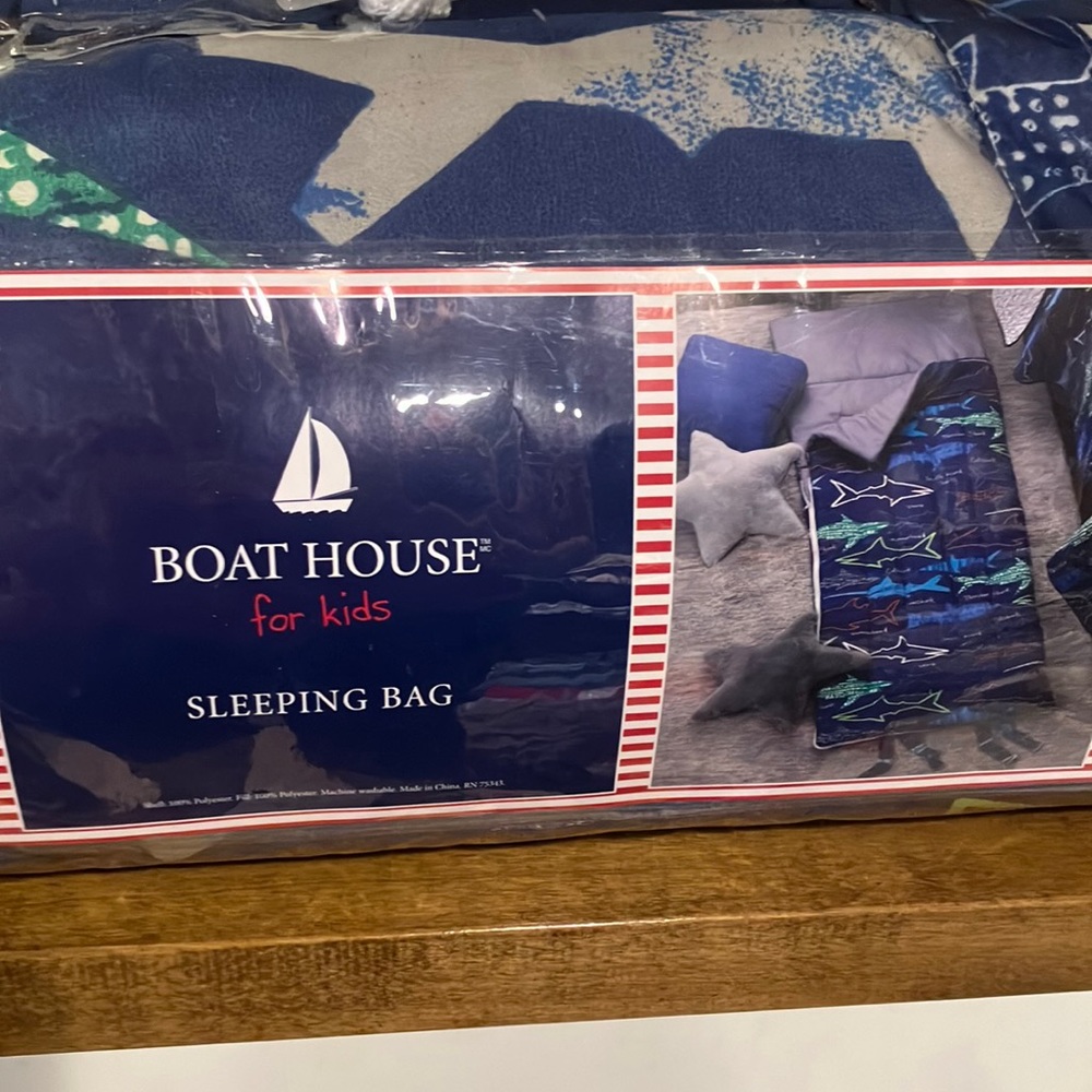 Boat House for kids sleeping bag